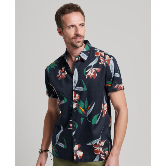 Superdry Ανδρικό πουκάμισο Short Sleeve Hawaiian Shirt